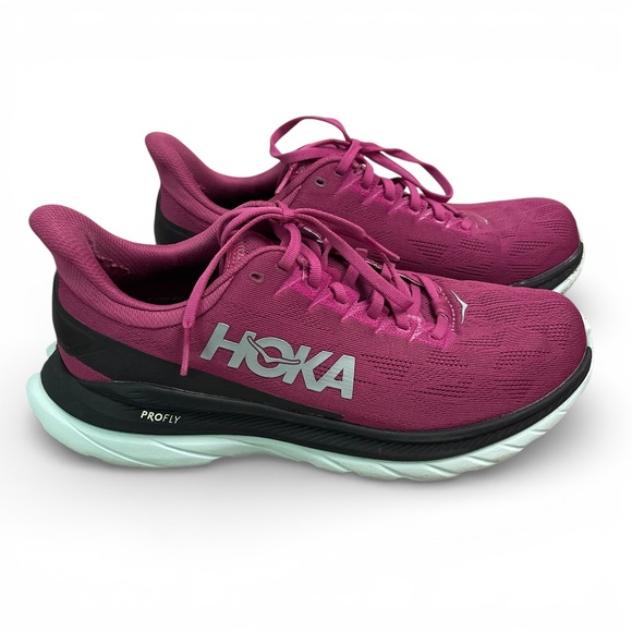 Hoka Shoes - Hoka Mach 4 Road Running Shoes Fuchsia Women’s Size 9.5 US